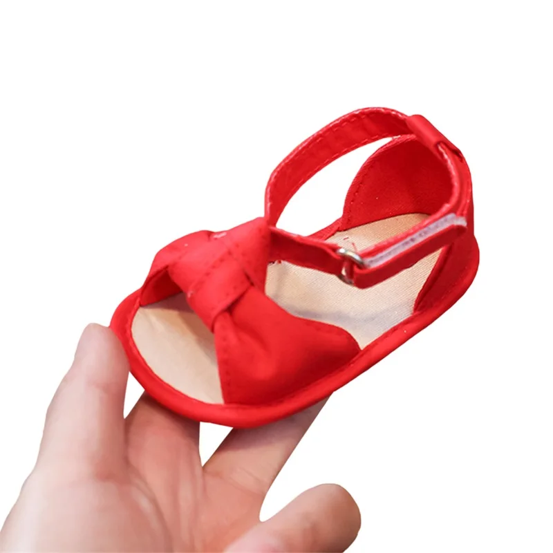New Infant Girls Sandals Summer Soft Sole Open-toed Walking Shoes for Toddler Newborn Baby