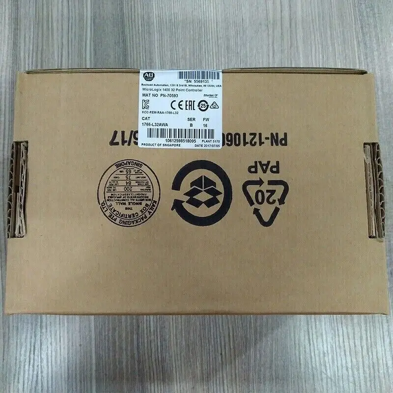 

2022 New Sealed Allen-Bradley AB 1766-L32AWA MicroLogix 1400 32 Point Controller