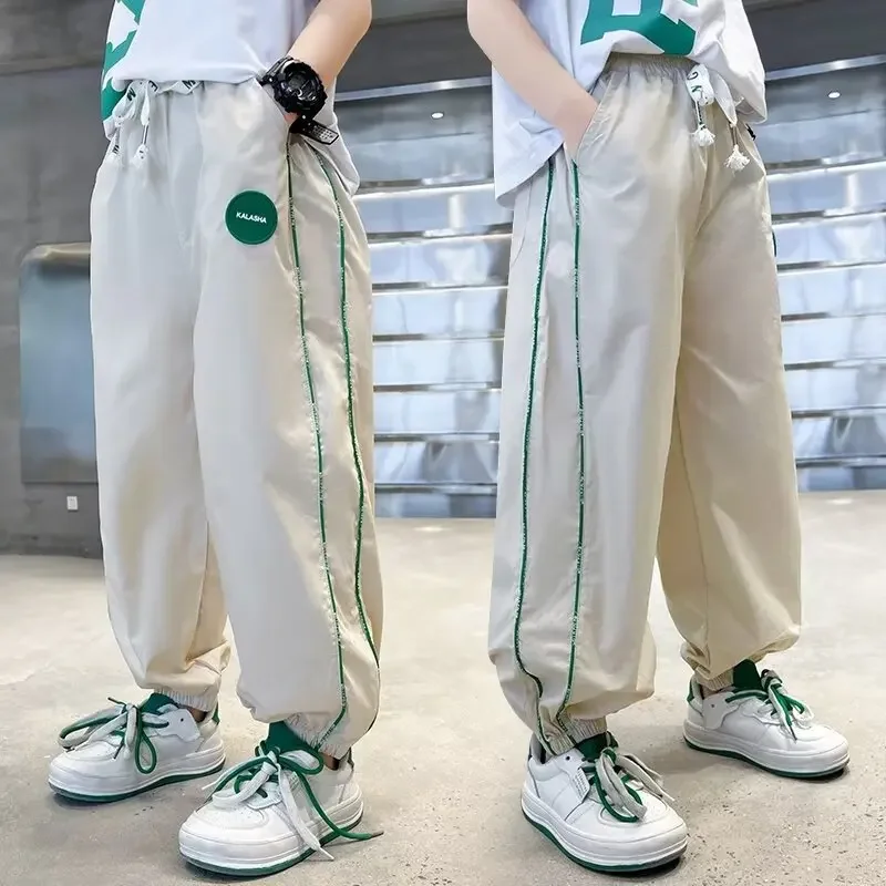 

Boy Clothes Pants Korean Children'S Clothing 2024 Spring Summer Cool Thin 10 To 14 Year Old Boy Clothes Kids' Wear Teenagers