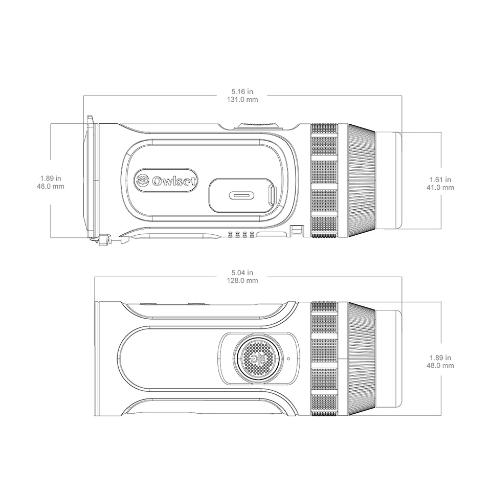 Vector Optics OwlSet ARGON 1.2X10 サーマルモノキュラー | 256×192