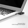USB Hub Adapter USB Splitter USB 2.0 HUB Converter USB Male To Twin Charger Interface Female for Huawei Xiaomi Macbook Pro 3