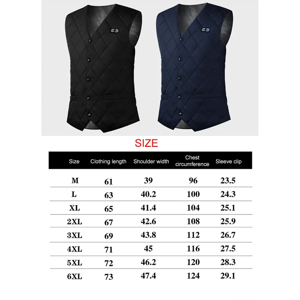 16-position heated clothing, 3-gear electric heated clothing, USB charging electric heated vest for outdoor travel