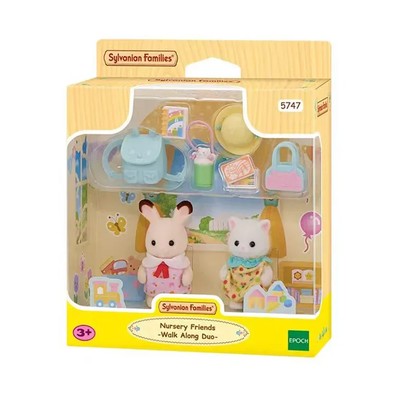 

Sylvanian Families Kindergarten Partners Girl Doll Decoratio Rainy Cute School Set Birthday Festival Gifts Loving