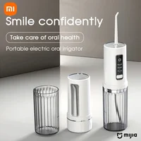Xiaomi mijia Oral Irrigator Portable Dental Water Jet USB Rechargeable Water Flosser 230ML Water Tank Waterproof Teeth Cleaner 1