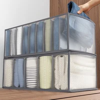 Clothing Storage Organizer Box Cabinets Drawer Jeans Organizer Underwear Pants T-Shirt Socks Storage Box Save Wardrobe Space 1