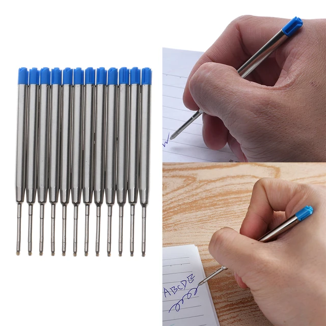 BIC® Recharge d'encre pour stylo à bille, pointe moyenne de 0,4 mm, encre  bleue - lot de 5 - Stylos-rollers