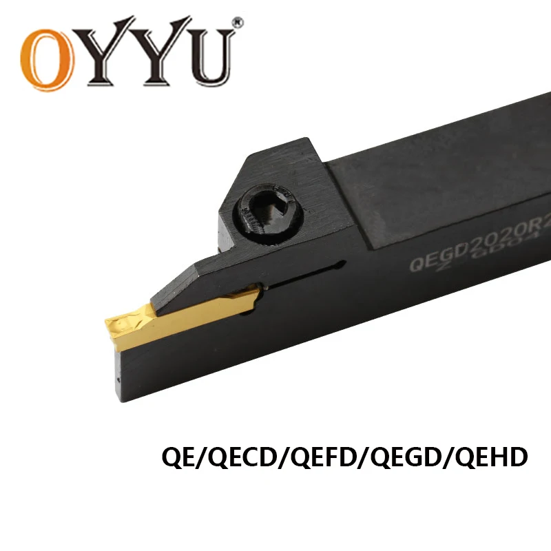 

OYYU QECD1616R12-2 QECD2020R15-2 QEFD2525R17-3 QECD QEGD QEHD QE 1616 2020 2525 QE2525R-2 CNC Cutter Lathe Turning Tool Holder