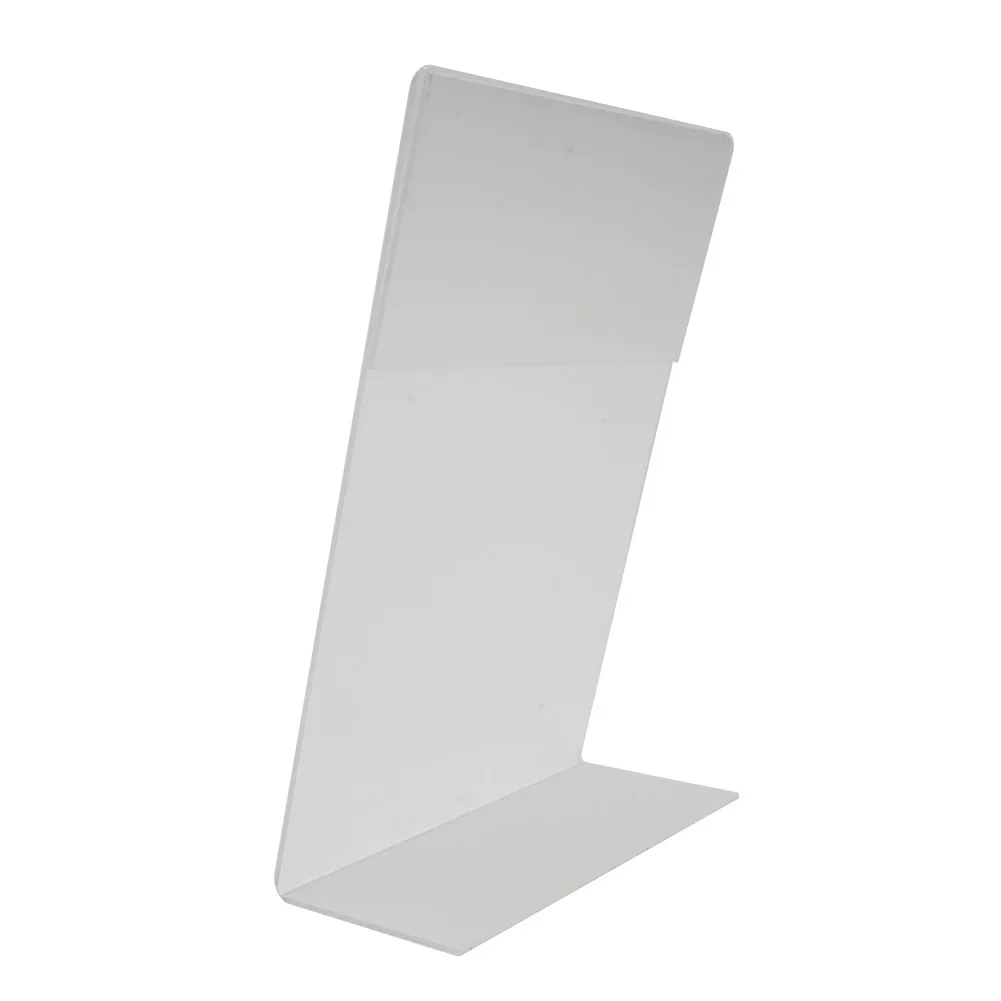 

A6 Transparent Acrylic Display Stand Desk Shelf Photo Frame Pictures Painting Art Stand Sign Tabletop Display Holder 10x15cm