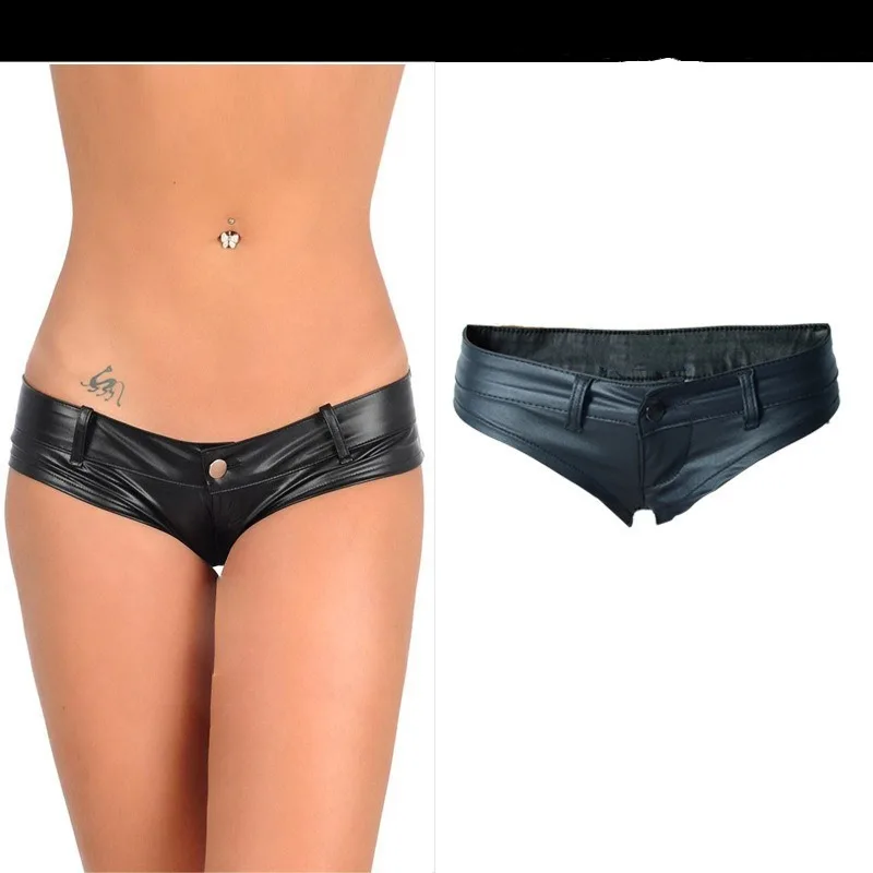 

Black Mini Shorts Sexy Costume Women Low Rise Mini Denim Shorts Dance Hot Pants Butt Lifting Legging Party Clubwear Rave Outfits