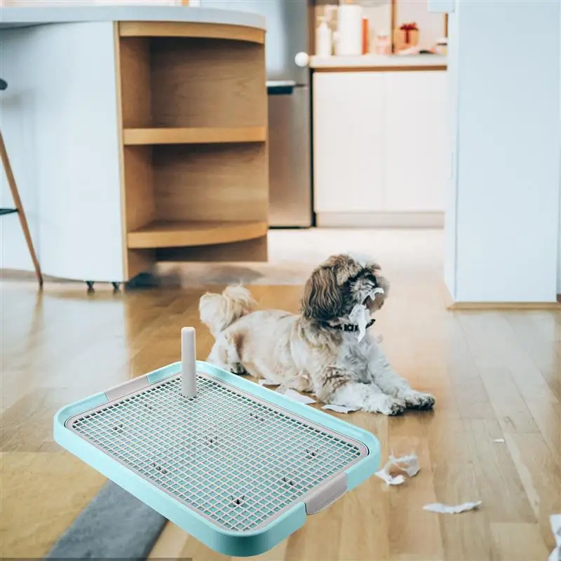Puppy Toilet Anti-Slid Training Pee Pad Plastic Mesh Dog Toilet Dog Potty Tray Pet Indoor Potty 49x37x15cm 1pc pet potty tray