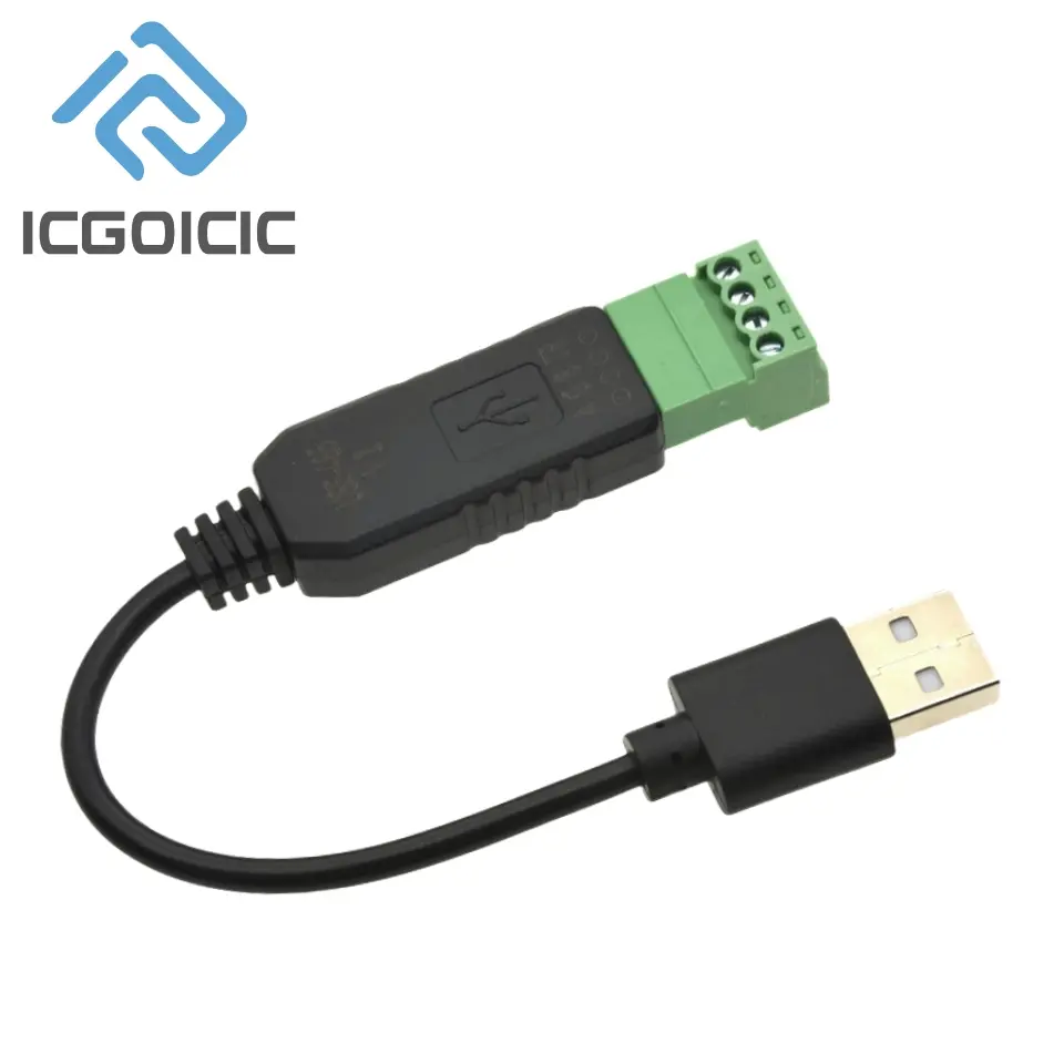 USB to RS485 Serial Port Converter Communication Module CH340 PLC Serial Port IO Module RS-485 Connector image 5