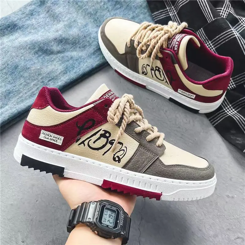 Shoes for Men 2023 New Men's Canvas Shoes Trend Board Shoes Versatile Student Shoes Men's Casual Shoes Luxury Sneakers