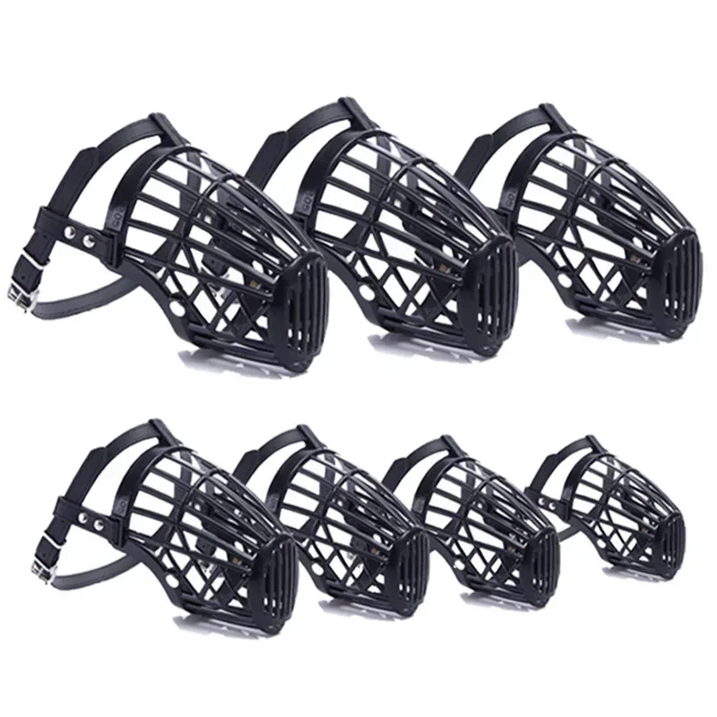 Dog Muzzle Soft Plastic Fashion Pet Dog Muzzles Environmental Protection Rubber Cover Puppy Medium Supplies Breathable