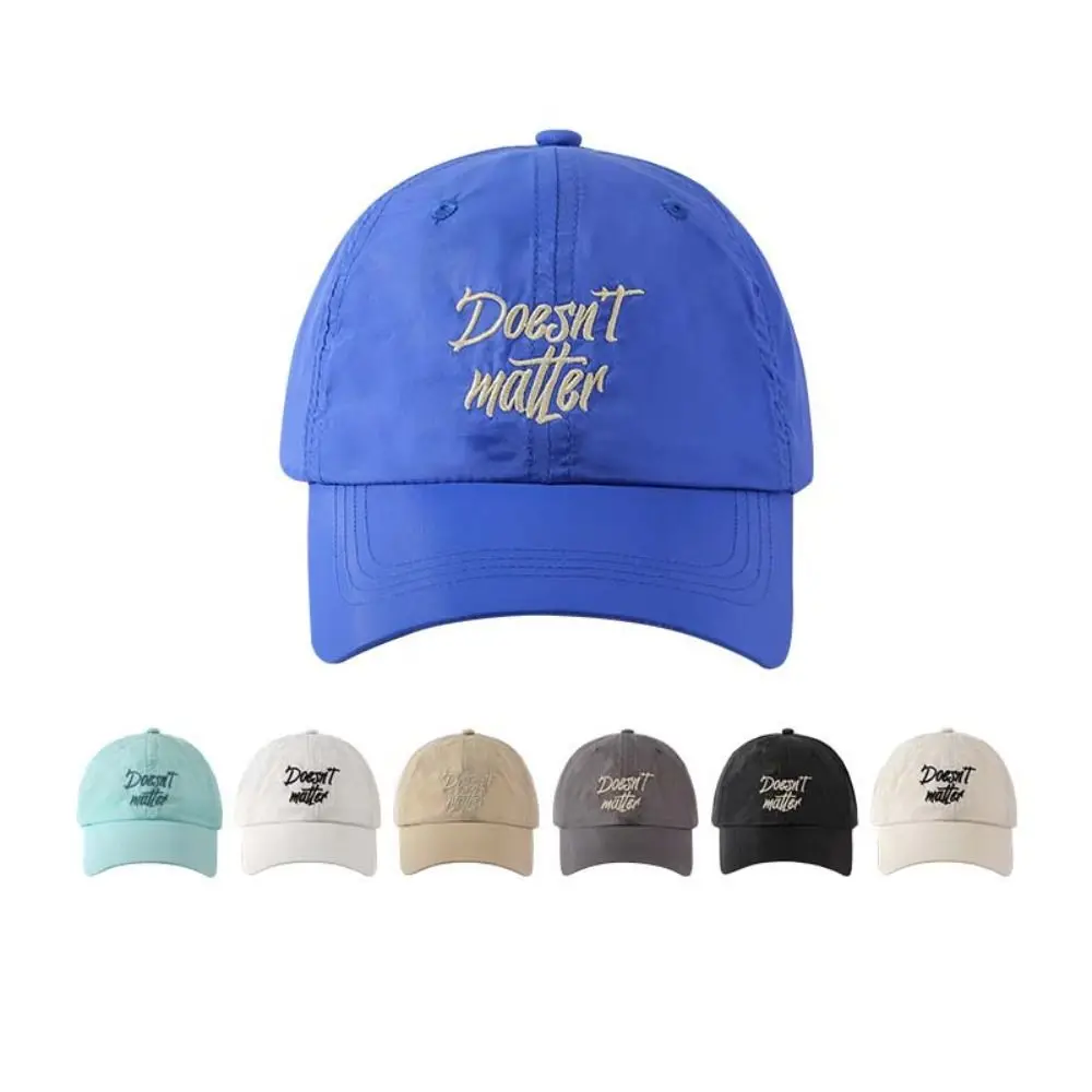 Waterproof Quick-Drying Cap Breathable Lightweight Baseball Cap Casual Peaked Cap Sun-Proof Sun Hat Fishing Camping