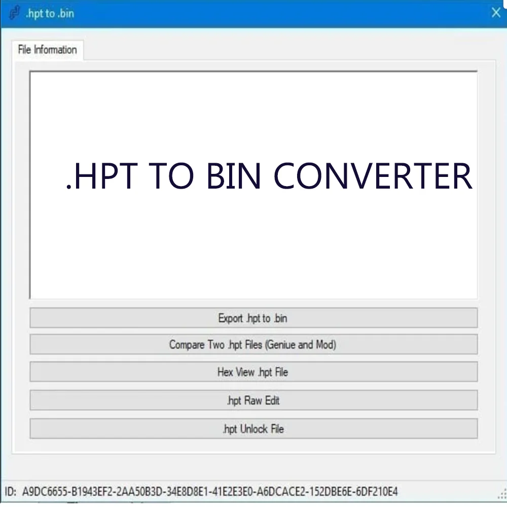 HPT TO BIN CONVERTER With Unlimited Keygen for Multiple Computers + HPT