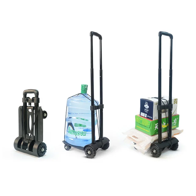 Új Összecsukható, Összecsukható Kézi Zsákos Teherautó -Kosár Kerékkocsi Utazási Poggyászkocsi Hordozható Otthoni Használat - Image 5