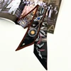 Brand Small Scarves, Neckties, Scarves, Bags, Handles,  Silk, Elongated Ribbons, Women's Accessories 100cmX6cn New Pattern 2