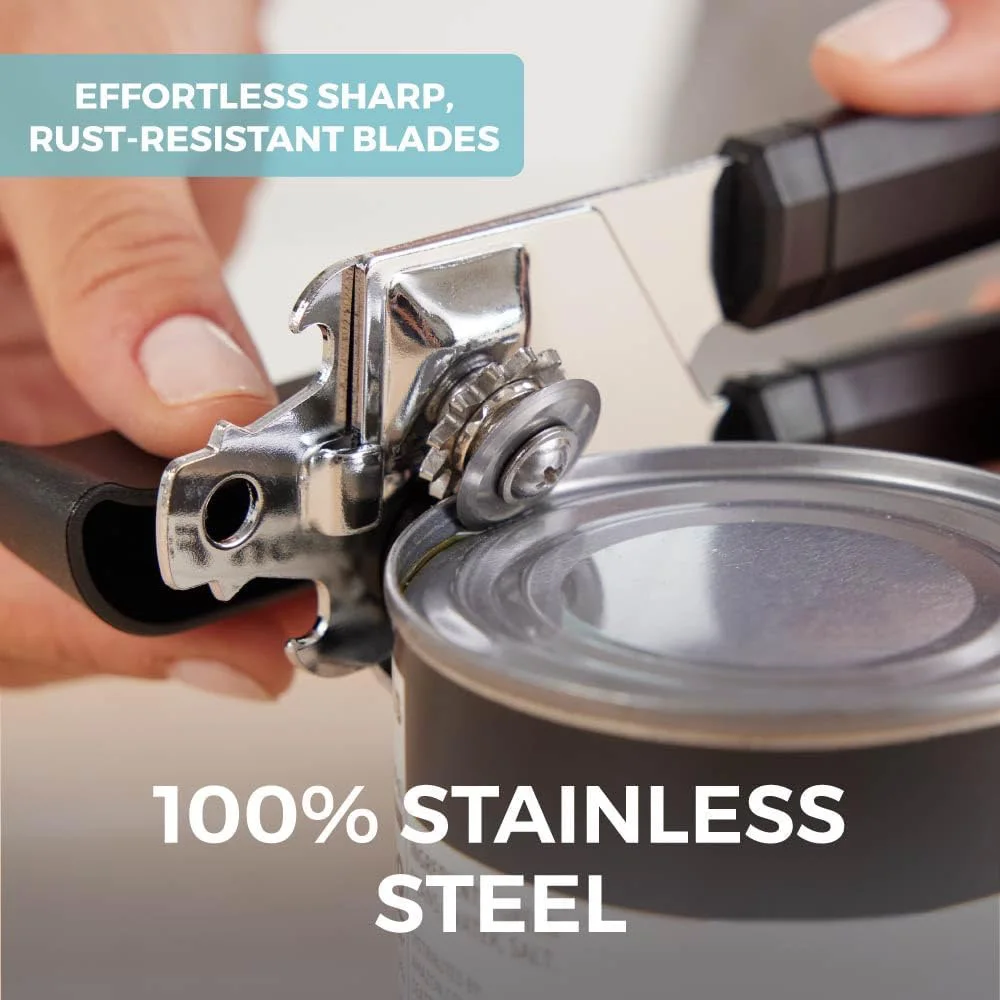 RustResistantManualCanOpenerHandHeldEasyTurnKnobLargeHandles