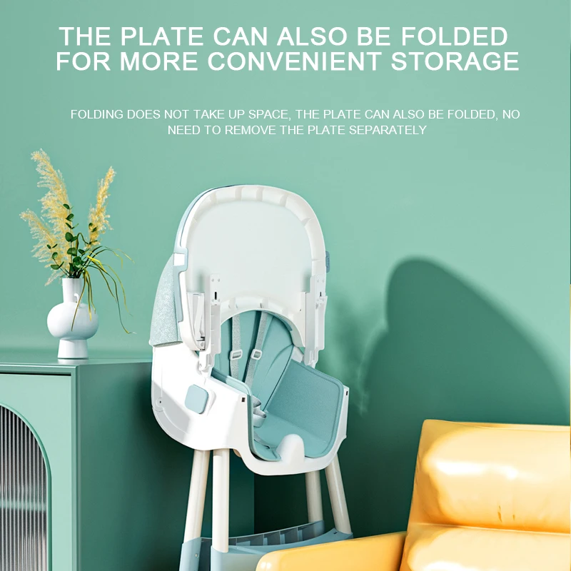 Baby High Chair Multifunctional Folding Dining Supplies