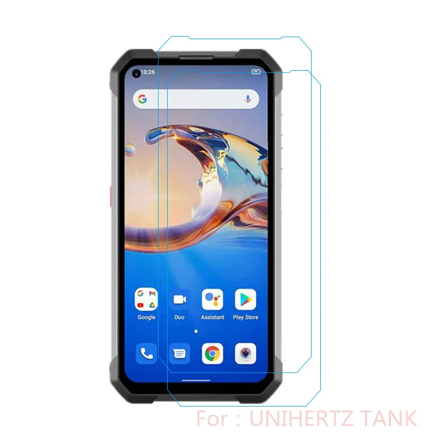 2 Pezzi Di Vetro Temperato Per Unihertz Tank 2 Luna Pellicola Protettiva Per Schermo Per Unihertz Golden Eye 5G Ticktock-S
