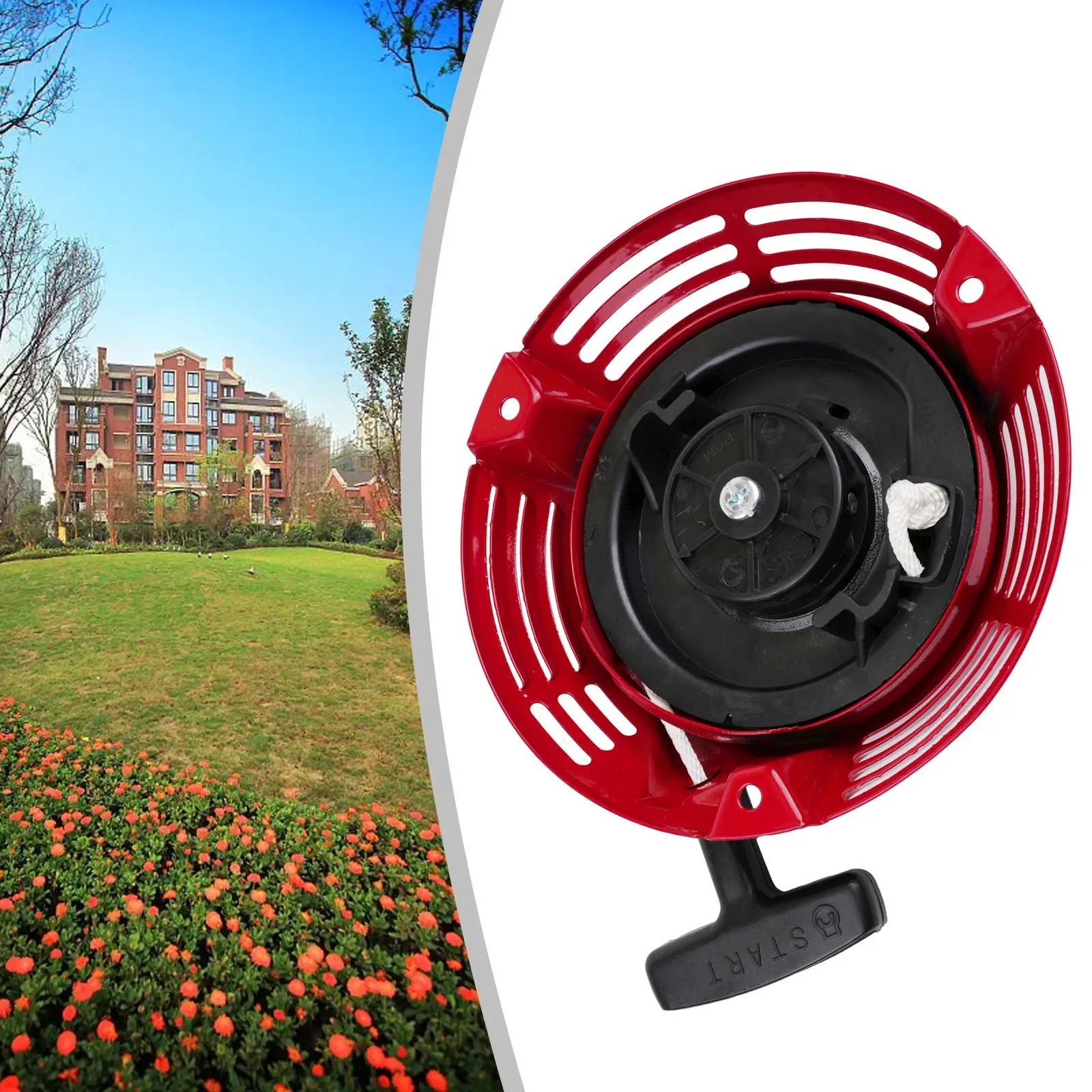 

Starter For 28400-ZE6-T02 HR 214 HR214 215 HR215 Recoil Lawn Mower Home DIY Garden Power Tools Replacement Spare Parts Accessori