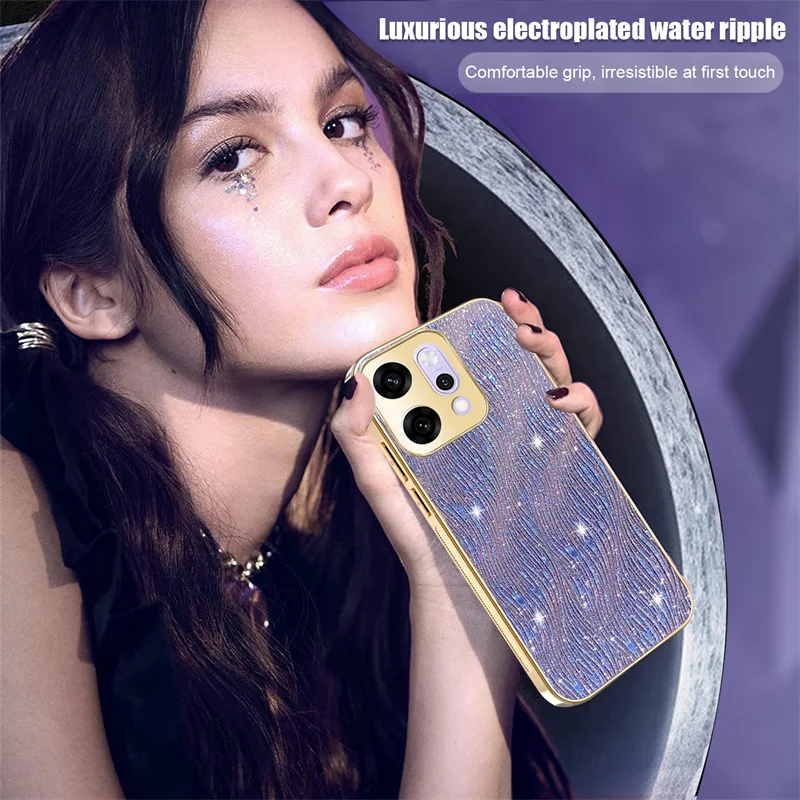 Elegant Glitter Electroplated Shockproof Protective Phone Case