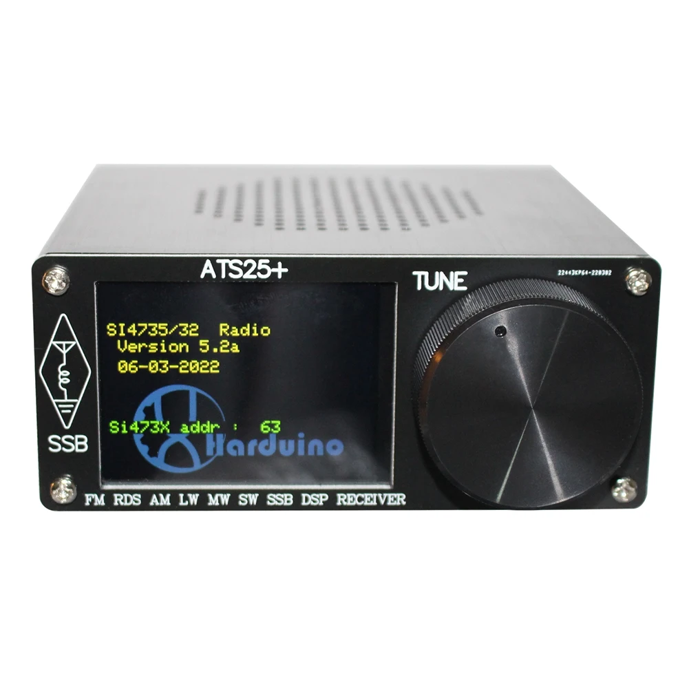 

ATS-25+ Si4732 Chip All Band Radio Receiver DSP Receiver FM LW MW and SW SSB with 2.4Inch Touch Screen