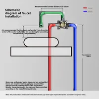 ก๊อกน้ำตกแบบฝังในอ่างอาบน้ำ KALOP โครงสร้างทองแดงแท้ สีเทาแบบปืน พร้อมก๊อกน้ำด้านข้างแบบฝังในผนังสำหรับอ่างอาบน้ำ 6