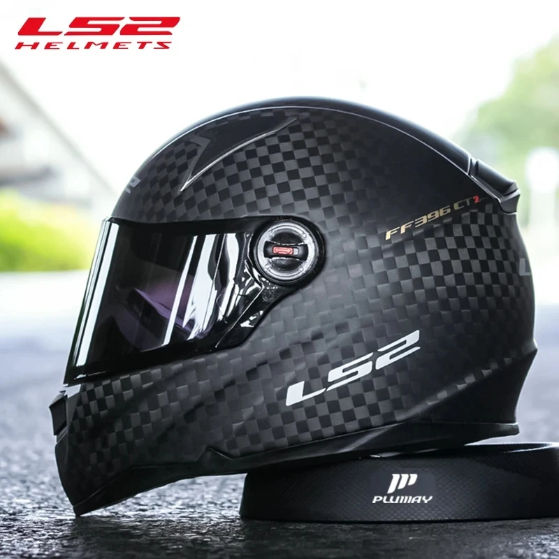 Original LS2 FF396 carbon fiber motorcycle helmet LS2 CT2 full face helmets casco casque moto no