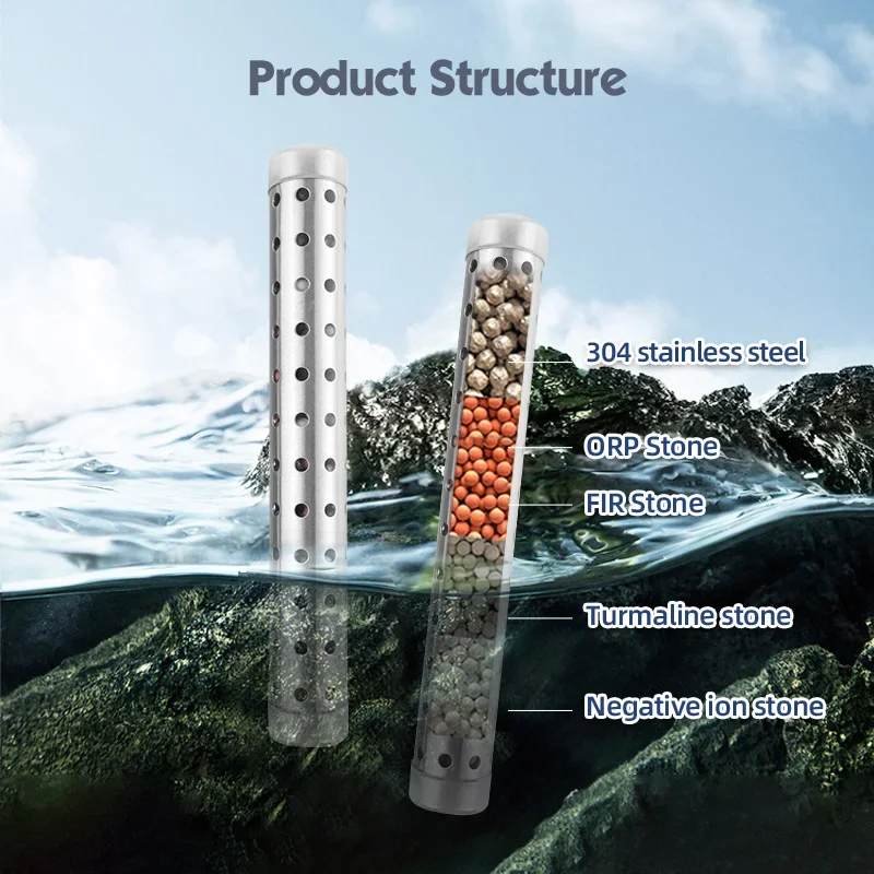 1pc Change pH value 8-9 Portable Alkaline Hydrogen Water Stick with Negative Ion Filter energy water stick magic water stick