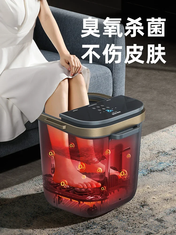 AUX foot bath fully automatic electric massage foot bath heated household constant temperature foot bath 4