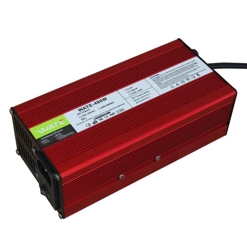 58.4V 8A LiFePO4 배터리 충전기 51.2V 48V 16S LiFePO4 스마트 충전기
