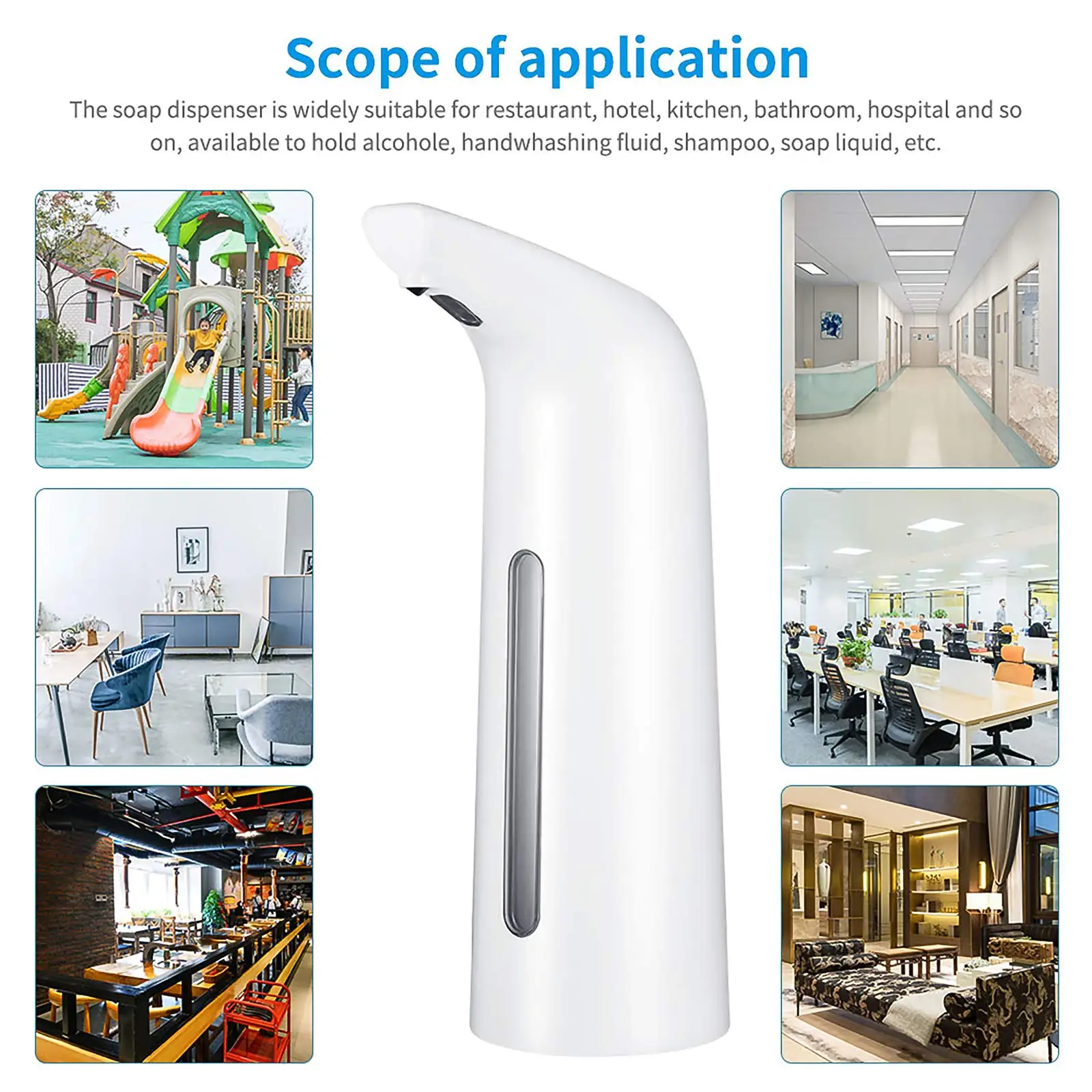 Touchless Liquid Soap Dispenser Automatic Soap Dispenser Infrared Motion Sensor Electric Handsfree Hand Sanitizer