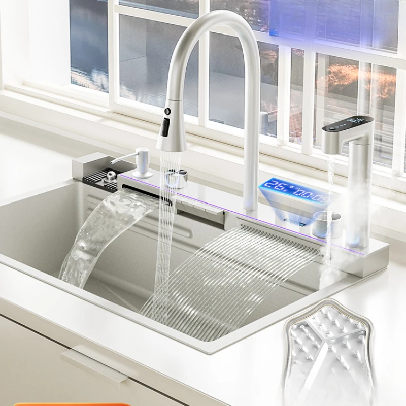 

White whale waterfall sink large multifunctional RO reverse osmosis instant purifier vegetable basin