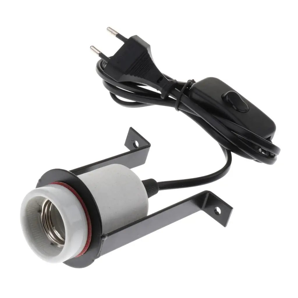 Reptile Turtle Amphibian Lamp Holder, Bearded Dragon Heat Bulb Socket