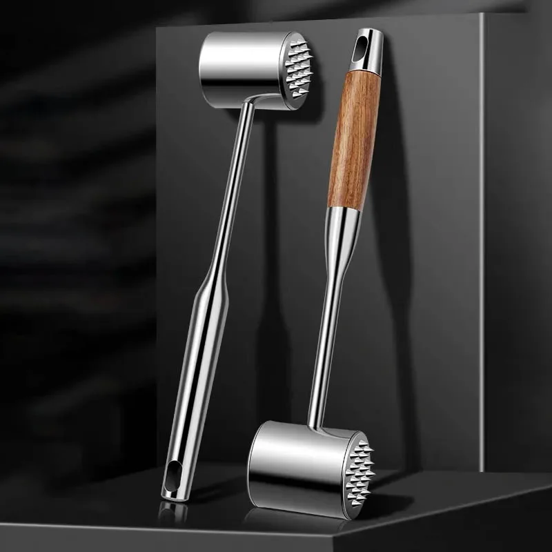 

304 stainless steel meat floss hammer Hammer for kitchen steak meat process products tool Rib breaker hammer safe and efficient