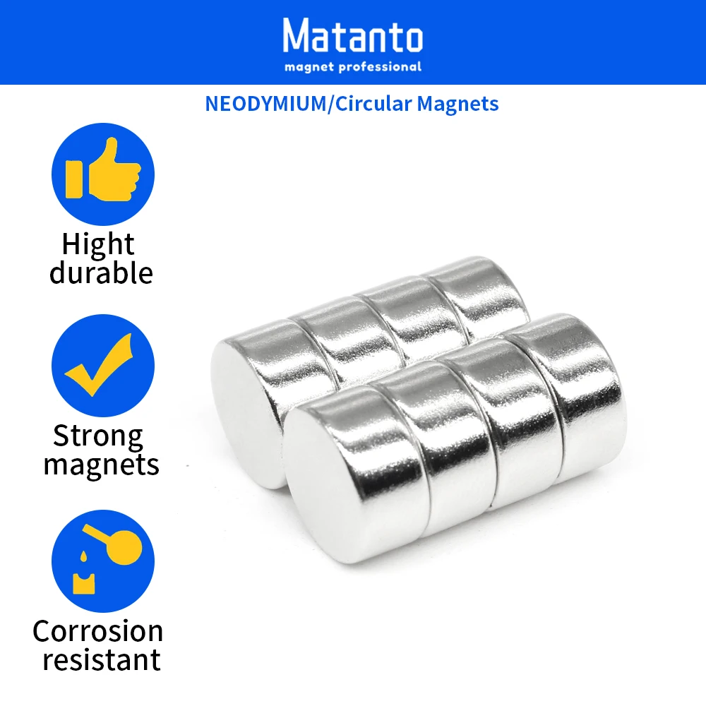 5/10/20/30/50/80PCS N35 12×6 mm Disc Search Magnet Strong 12mm x 6mm Round NdFeB Magnets 12x6mm Permanent Magnets 12*6 mm