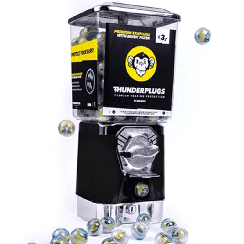 

Black Gashapon Machine Coin-Operated Candy Vendor Activity Lottery Machine Get 100 Balls for Free 20 Coins