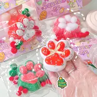 Christmas Cat Paw Pinch Decompression Toy Slow Rebound Stress Relief Cat Claw Squishy Fidget Toy Relief Relax Soft Squeeze Toy 2