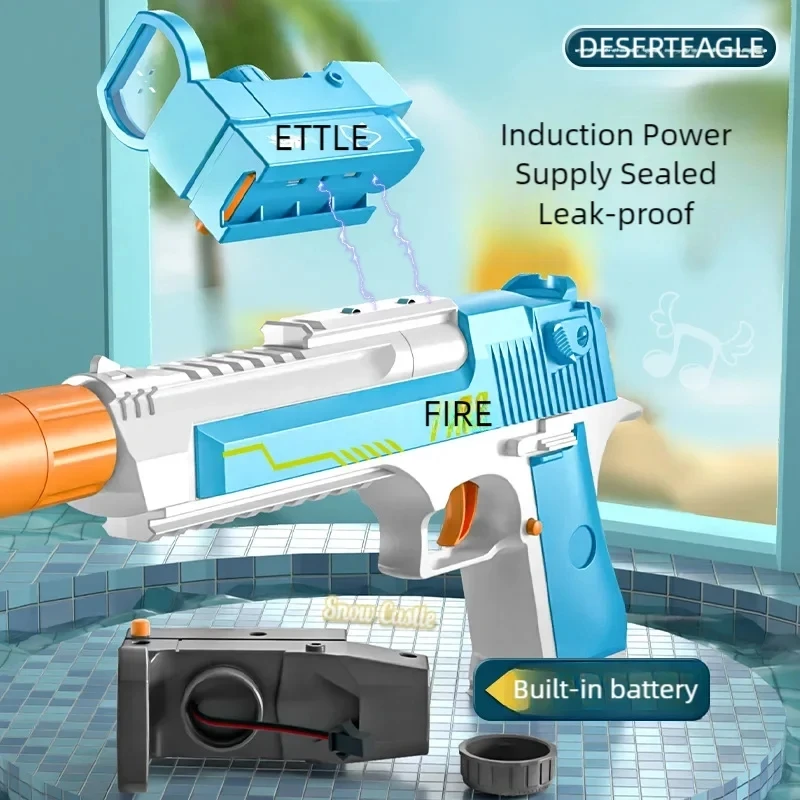 2 Pistole Acqua Elettriche - Fucili Acqua Automatici Per Bambini E Adulti Estate - Foto 7