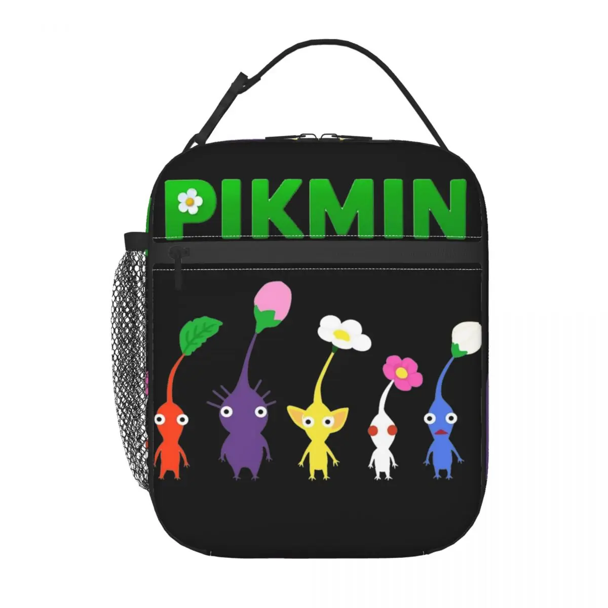 Pikmin Green Product Insulated Lunch Bag For School Office Novelty Food Box Portable Cooler Thermal Bento Box