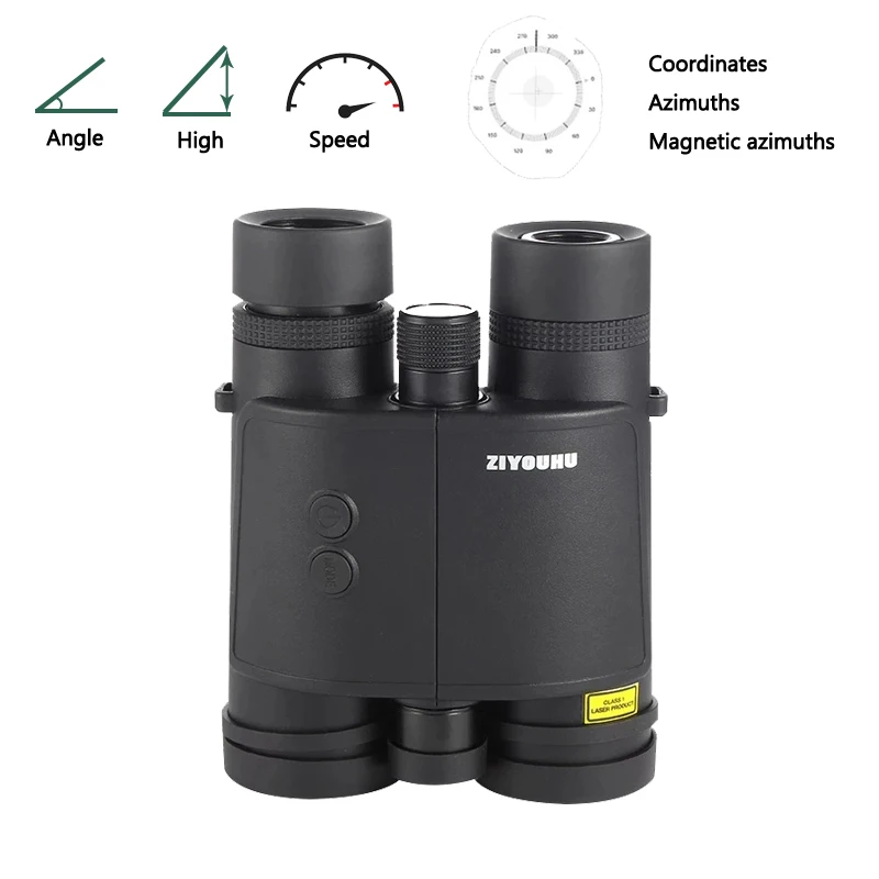 ZIYOUHU-Laser Range Finder, Binocular Telescope, Low Light Night Vision, Laser Rangefinder for Golf Hunting, Measurement Tools