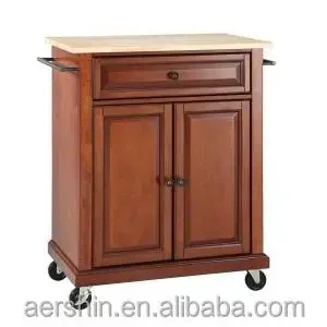 American Project Solid Wood Furniture Kitchen Cabinets Wood Kitchen Island