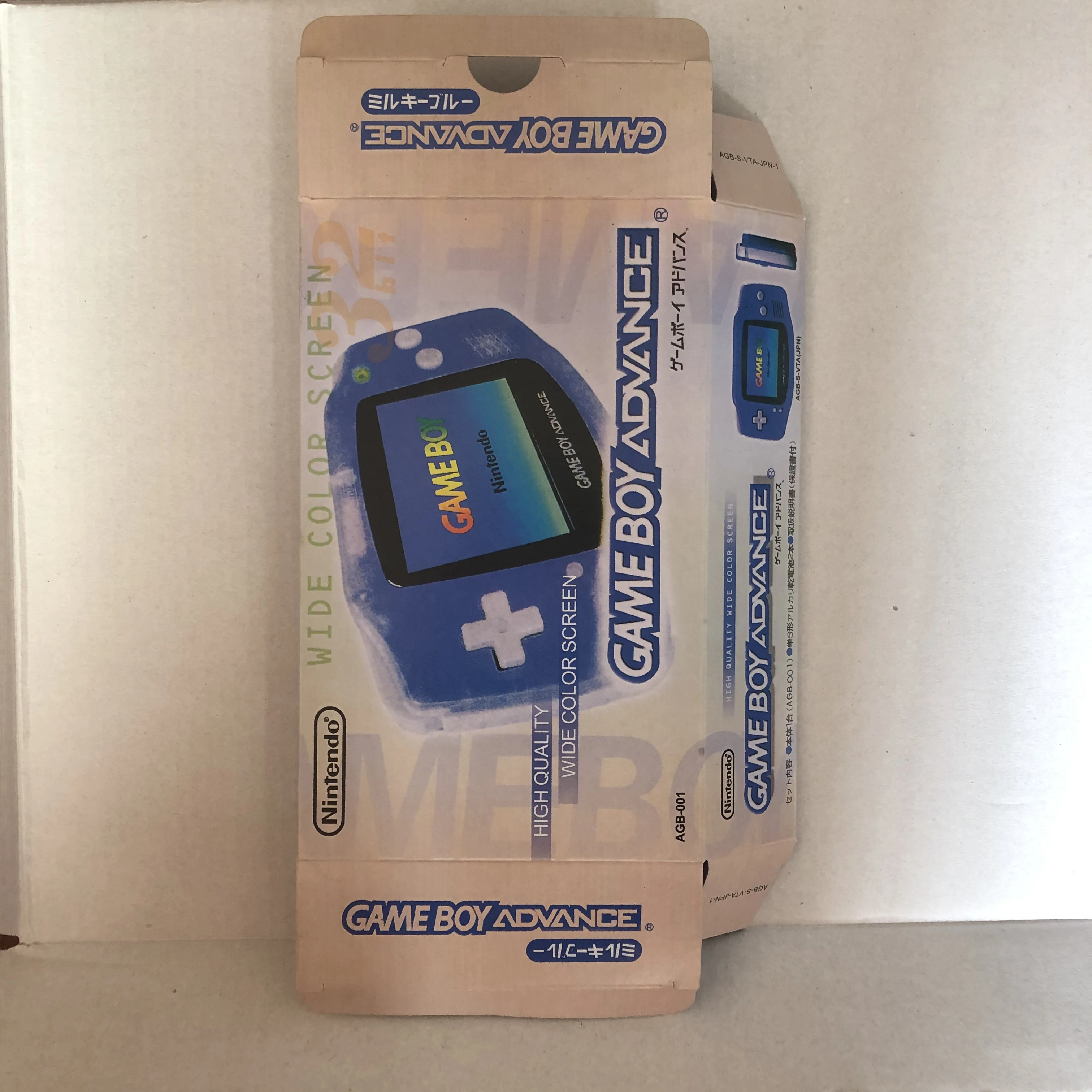 Retail Package Box For Nintendo Gameboy Advance Gba Console Retail
