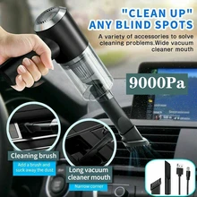 

Exquisite Car Vacuum Cleaner 9000PA with 120W High Power Wireless Vacuum Cleaner Home Appliance Car Products Rechargeable