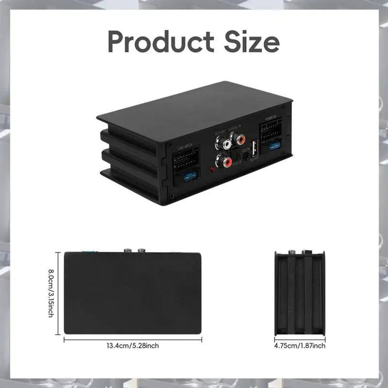 Hot Selling-Car Digital Signal Processor Amplifier For Radio Stereo Subwoofer With Fiber Optic Input Plug And Play,Car Digital S
