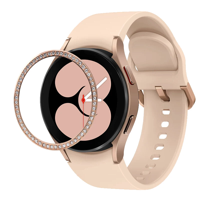 Luxury Diamond Bezel Cover for Galaxy Watch - 40mm/44mm Metallic Protection Ring