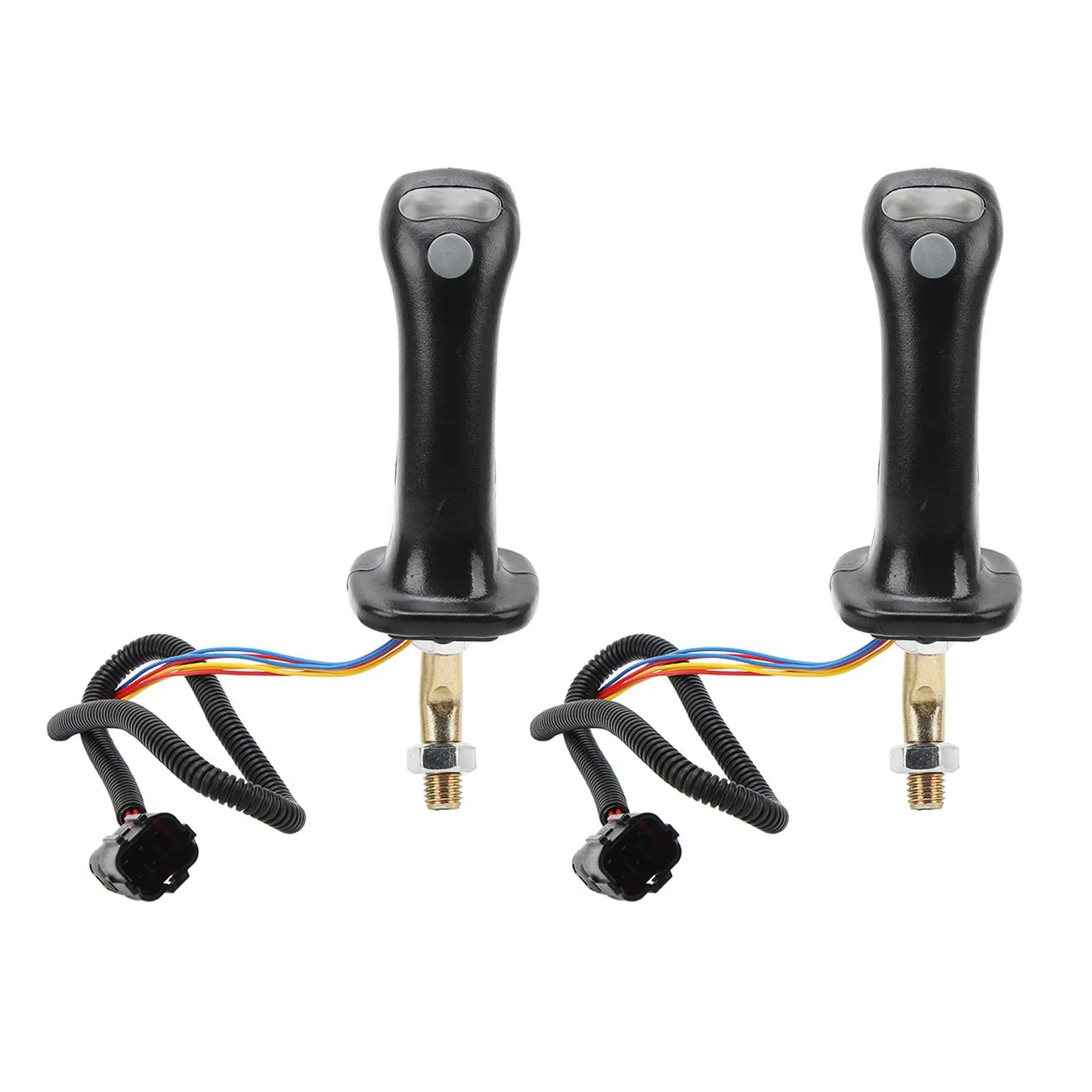 2Pcs 3 Button for excavator Joystick Handles 6 Pin for doosan DH DX150 215 225 300 370-9C