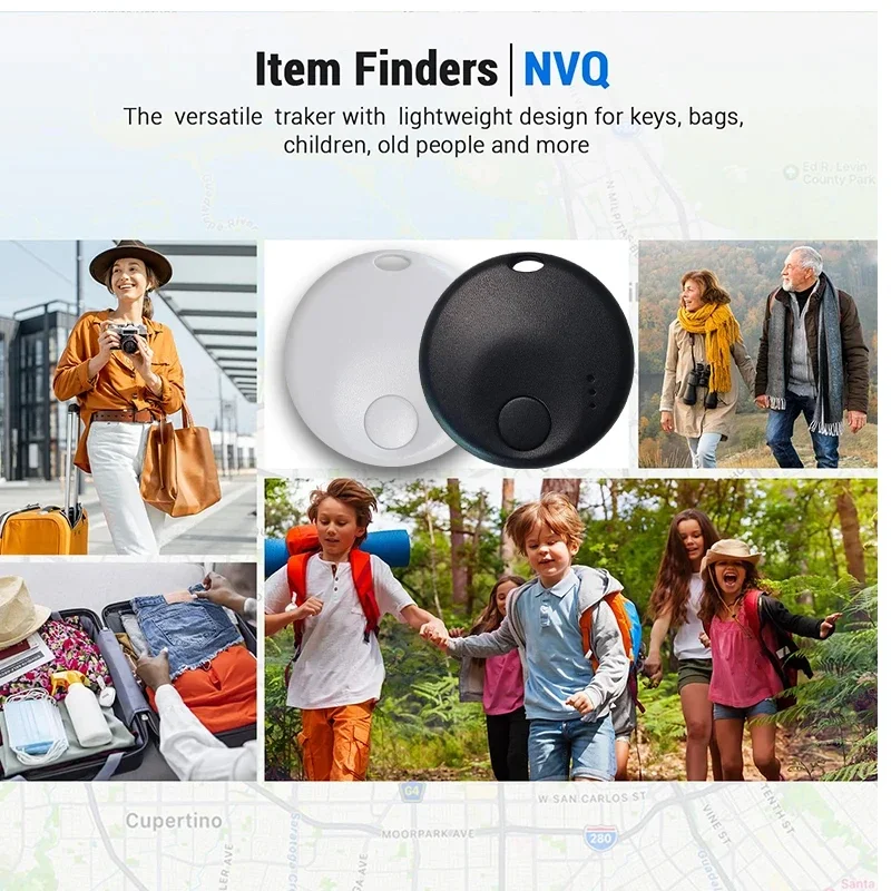 GPS Tracker Xiaomi Smart Tag Pet GPS Bluetooth-compatible Global Finder Anti-lost Device Wallet GPS Kids Dog Cat Key Finder Only For IOS APP