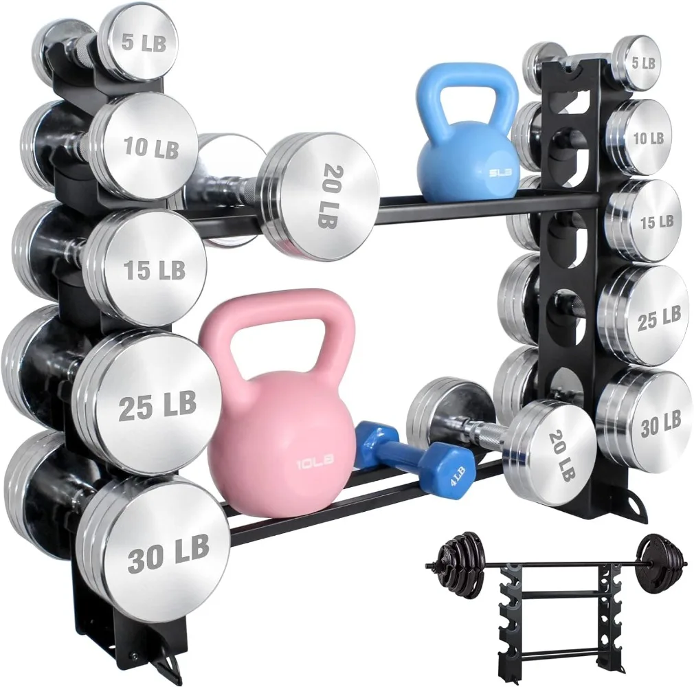 

5-Tier Dumbbell Rack, Weight Rack for Dumbbells Weight Storage Organizer Only for Home Gym Weight Stand